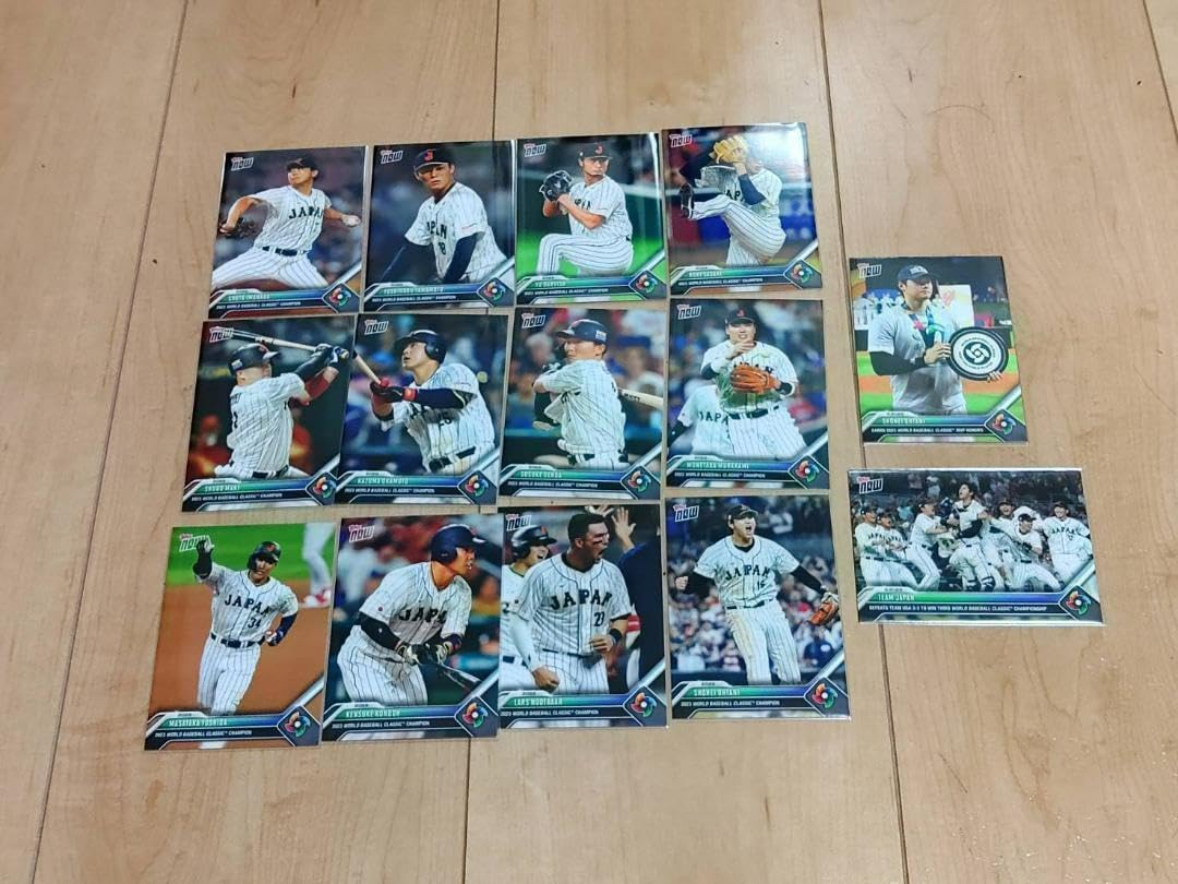 TOPPS NOW 2023 WBC Champions 12card カード Amazon.co.jp: 2023 WBC Champions TOPPS NOW 12 Card Set